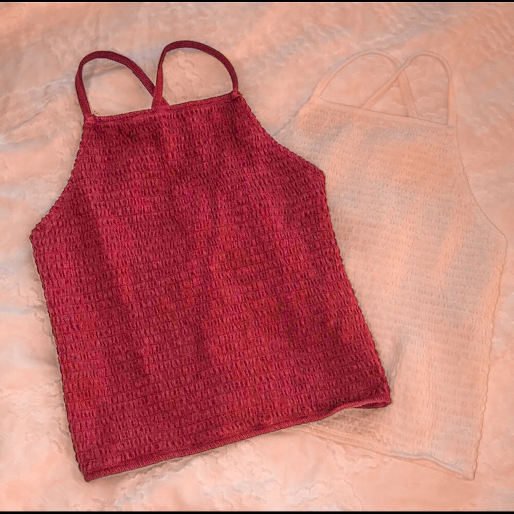 Red and White Tanks